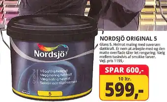 Farveland Nordsjö original 5 tilbud