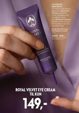 Oriflame Royal Velvet Firming Eye Contour Cream tilbud
