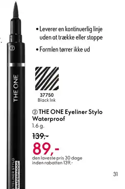 Oriflame THE ONE Eyeliner Stylo Waterproof tilbud