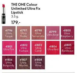 Oriflame THE ONE Colour Unlimited Ultra Fix Lipstick tilbud