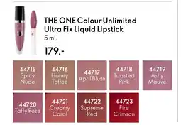 Oriflame THE ONE Colour Unlimited Ultra Fix Liquid Lipstick tilbud