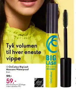 Oriflame OnColour Big Lash Mascara Waterproof tilbud