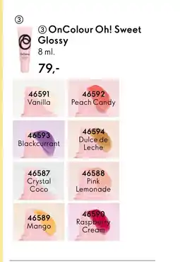 Oriflame On Colour Oh! Sweet Glossy tilbud