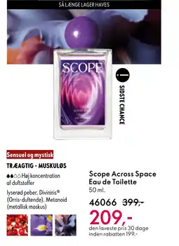 Oriflame Scope Across Space Eau de Toilette tilbud