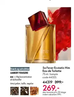 Oriflame So Fever Ecstatic Him Eau de Toilette tilbud