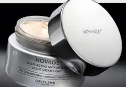 Oriflame Novage+ Multi- Active Anti-Ageing Night Cream Light tilbud