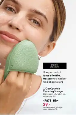 Oriflame Opt Optimals Cleansing Sponge tilbud