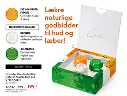Oriflame Tender Care Collection Natural, Passion Fruit and Green Apple tilbud