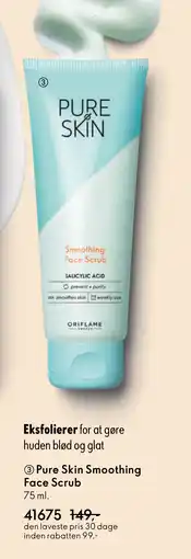 Oriflame Pure Skin Smoothing Face Scrub tilbud
