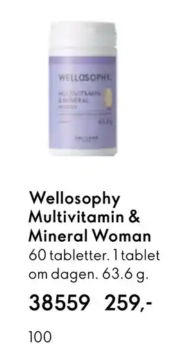 Oriflame Wellosophy Multivitamin & Mineral Woman tilbud