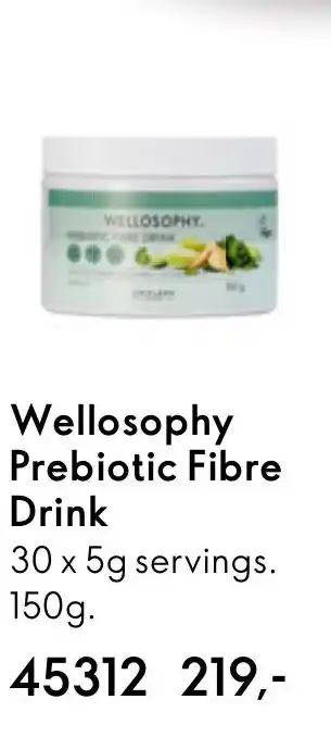 Oriflame Wellosophy Prebiotic Fibre Drink tilbud