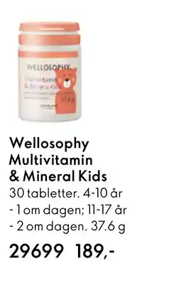 Oriflame Wellosophy Multivitamin & Mineral Kids tilbud