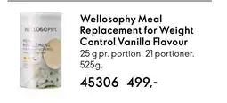 Oriflame Wellosophy Meal Replacement for Weight Control Vanilla Flavour tilbud