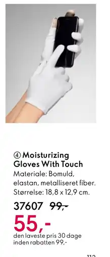 Oriflame Moisturizing Gloves With Touch tilbud