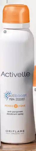 Oriflame Activelle Power Move Anti-perspirant Deodorant Spray tilbud