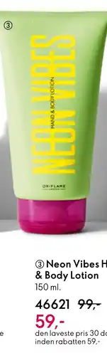 Oriflame Neon Vibes Hand & Body Lotion tilbud
