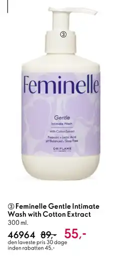 Oriflame Feminelle Gentle Intimate Wash with Cotton Extract tilbud
