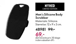 Oriflame Men's Silicone Body Scrubber tilbud