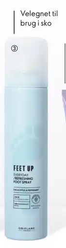 Oriflame Feet Up Everyday/ Refreshing Foot Spray tilbud