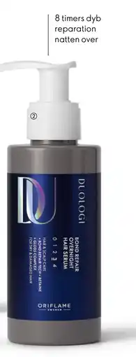 Oriflame DUOLOGI Bond Repair Overnight Hair Serum tilbud