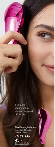 Oriflame Pink Detangler Brush tilbud