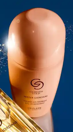 Oriflame Giordani Gold Mister Giordani Perfumed Anti- perspirant Roll-On Deodorant tilbud