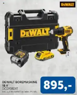 Davidsen Dewalt boremaskine 18 v tilbud