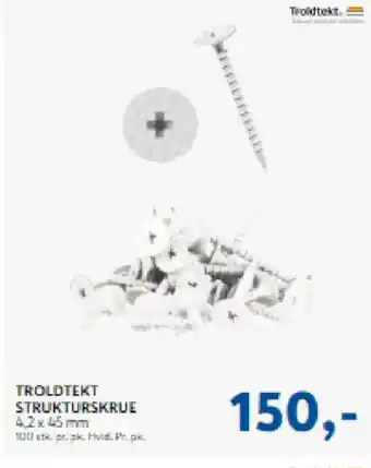 Troldtekt strukturskrue