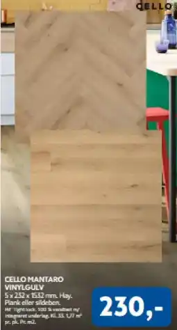 Davidsen Cello Mantaro vinylgulv tilbud