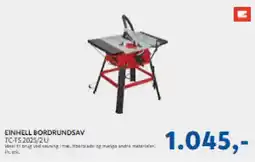 Davidsen Einhell Bordrundsav tilbud