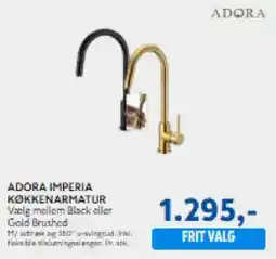 Davidsen Adora Imperia køkkenarmatur tilbud
