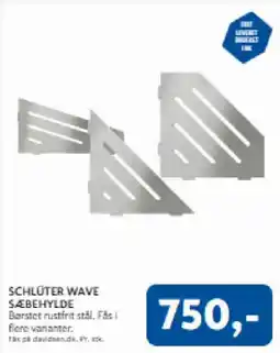 Davidsen Schlüter Wave sæbehylde tilbud