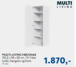 Davidsen Multi-Living højskab tilbud