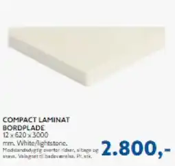 Davidsen Compact Laminat bordplade tilbud