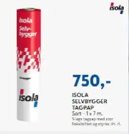 Davidsen Isola Selvbygger tagpap tilbud