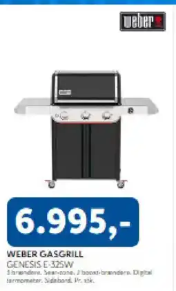 Davidsen Weber Gasgrill GENESIS E-325W tilbud