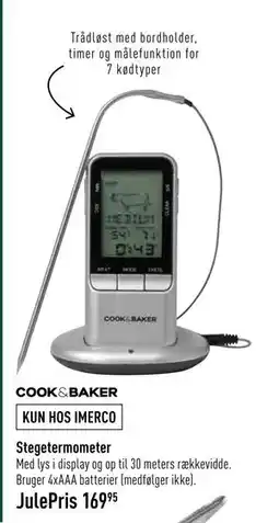 Imerco Stegetermometer, DKK 169.95 tilbud
