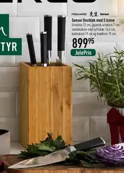 Imerco Sensei flexblok med 5 knive, DKK 899.95 tilbud
