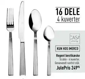 Imerco Regent bestikæske, DKK 249.95 tilbud