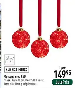 Imerco Ophæng med LED, DKK 149.95 tilbud