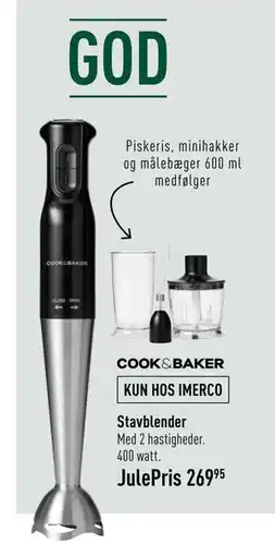 Imerco Stavblender, DKK 269.95 tilbud