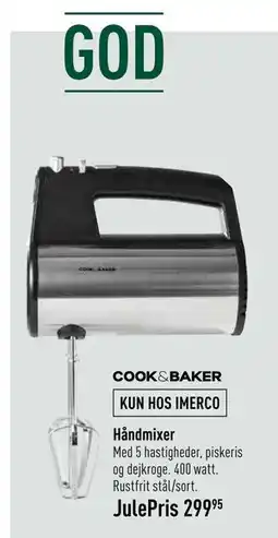 Imerco Håndmixer, DKK 299.95 tilbud