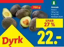 Lidl Avocado, DKK 22 tilbud