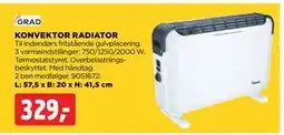 jem & fix KONVEKTOR RADIATOR, DKK 329 tilbud