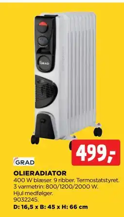 jem & fix OLIERADIATOR, DKK 499 tilbud