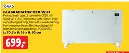 jem & fix GLASRADIATOR MED WIFI, DKK 699 tilbud