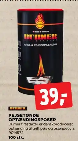 jem & fix PEJSETØNDE OPTÆNDINGSPOSER, DKK 39 tilbud