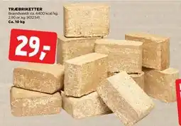 jem & fix TRÆBRIKETTER, DKK 29 tilbud