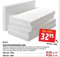 jem & fix GULVISOLERINGSPLADE tilbud