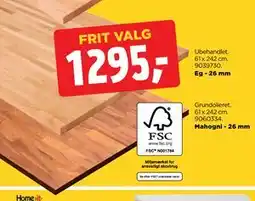 jem & fix MASSIVE BORDPLADER, DKK 1295 tilbud